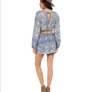 NWT Free People Silver Sun Tunic- Small